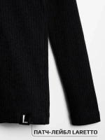 Школьная водолазка для девочки на осень в рубчик