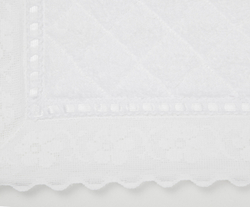 Коврик для ванной 60х90 Old Florence Buratto белый