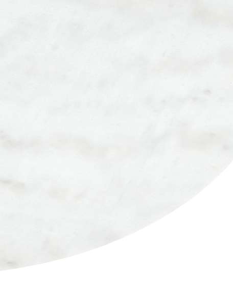 Журнальный столик Sheffield Ø80 см, белый мрамор