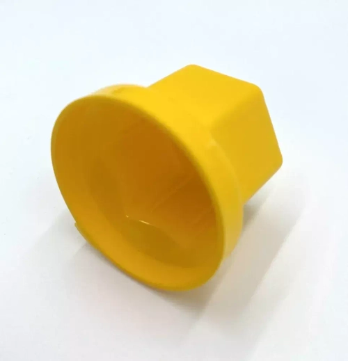 Колпачки на колесные гайки 32мм низкий. Желтый цвет. 10 штук в комплекте