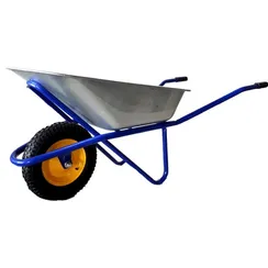 Тачка садовая строительная "КОРОНА" 1 колесная (100 л, 180 кг)