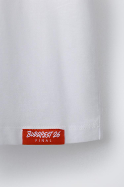 ZARA ФУТБОЛКА С ПРИНТОМ UEFA CHAMPIONS LEAGUE ®, БЕЛЫЙ