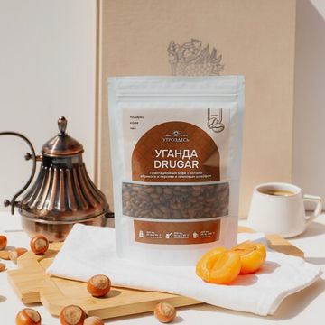 Кофе в зернах арабика Уганда Drugar, 100г