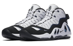 Nike Air Max Uptempo 97 White Black College Navy high-top retro basketball shoes men's black and white