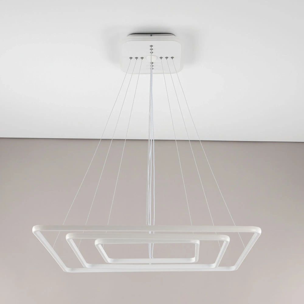 Citilux Неон Смарт CL731AK110E Умная подвесная люстра Белая