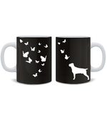 Кружка "Кане Корсо и бабочки"