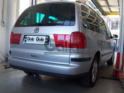 Фаркоп оцинкованный Galia F104C для Ford Galaxy 2000-2006, SEAT Alhambra 2000-2010, Volkswagen Sharan 2000-2010(паспорт и сертификат в комплекте)(без электрики)
