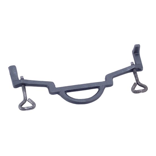 Котелок чугунный 10 л. на ножках с крышкой и креплениями Kamille KM-4802V