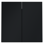 Клавиши для выключателя/переключателя двухклавишного, S70 (графит)