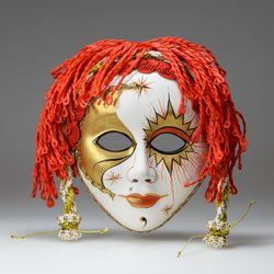 Интерьерная маска Солнце с бахромой