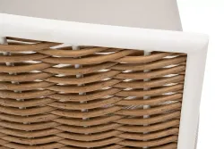 "Тоскана" лаунж-зона из искусственного ротанга, цвет соломенный