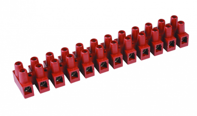КЛЕММНИК Фибергласс, 2р, 150 град., 450V, 24А, 2,5мм.кв. (р)
