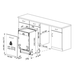 Встраиваемая посудомоечная машина Indesit DIS 2C50
