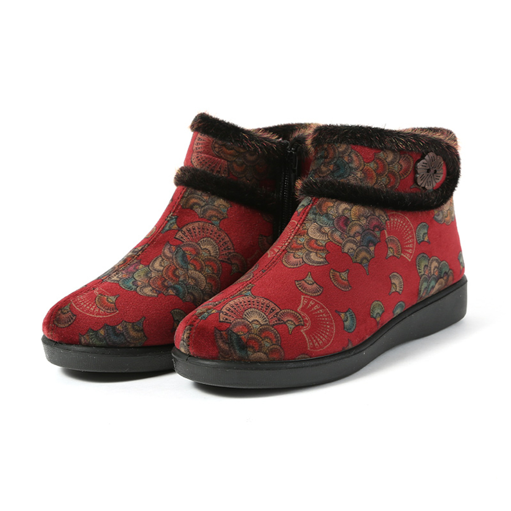 LAOMEIHUA Thermal Short Snow Boots Women"s