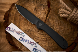 Нож Civivi BL Elementum C2103A сталь 14C28N Black StoneWash рукоять Black G10