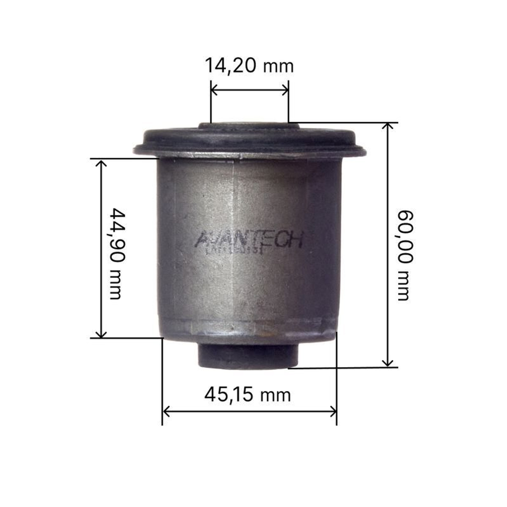 Сайлентблок задней цапфы (под продольный рычаг) Avantech ASB0718