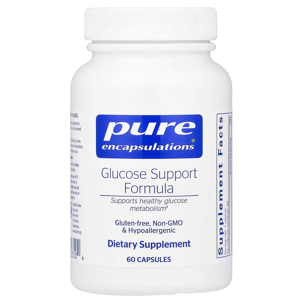 Pure Encapsulations, добавка для поддержания уровня глюкозы, 60 капсул