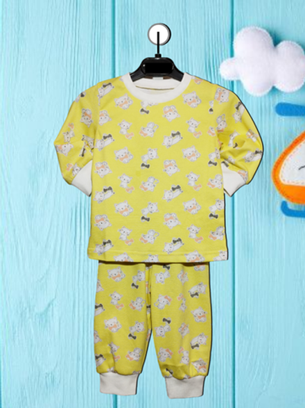 0010 Пижама детская (фуфайка+брюки) (64-122,128)