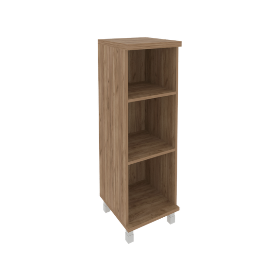 First Стеллаж средний узкий KSU-2 Дуб Табак 401*432*1260