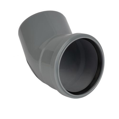 Отвод канализационный RTP 100 мм 45°