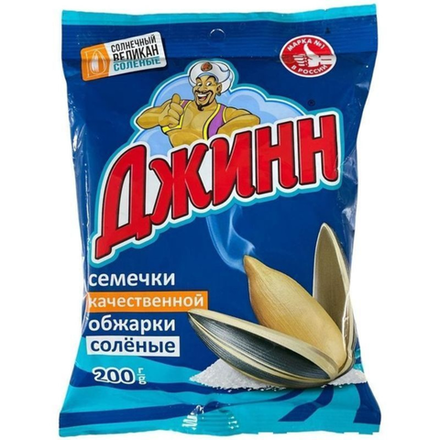Семечки Джинн Великан с солью 200 гр