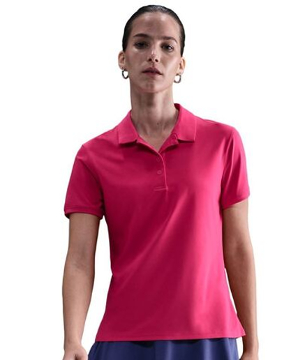 Женское поло Nike Dri-Fit Victory Short Sleeve - rush pink/white