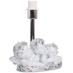 Настольная лампа Весёлые Купидоны Сильвер Мадлен Пудровый