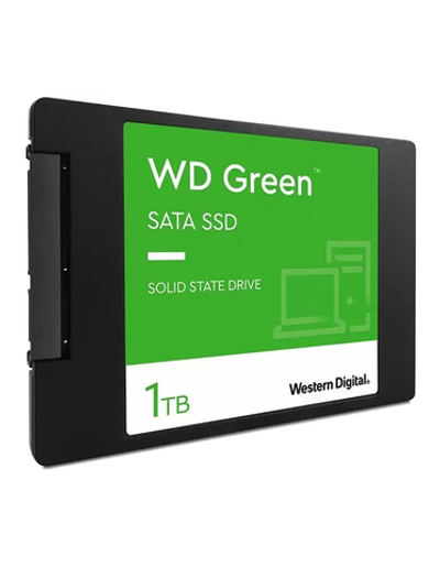 Твердотельный накопитель Western Digital Green SSD 2,5” SATA 1Tb, WDS100T3G0A, 1 year