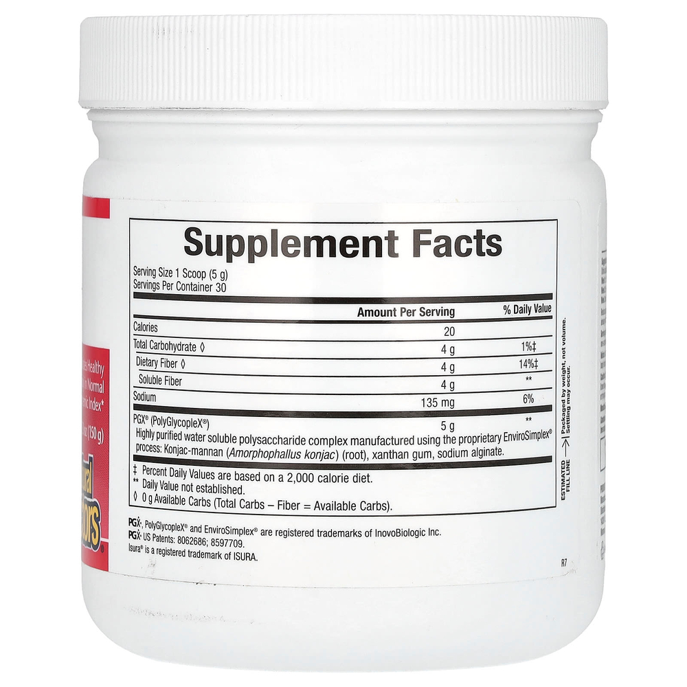 Natural Factors, SlimStyles, гранулы PGX, с нейтральным вкусом, 150 г (5,3 унции)