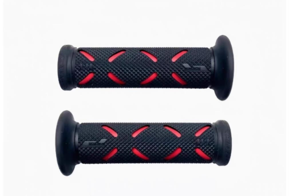 Грипсы Progrip чёрный-красный 22 мм