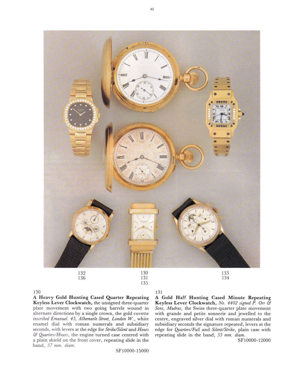 Каталог аукциона Sotheby's, Женева, Часы, золотые шкатулки, объекты роскоши, русское декоративно-прикладное искусство и Фаберже от 12 ноября 1987 года