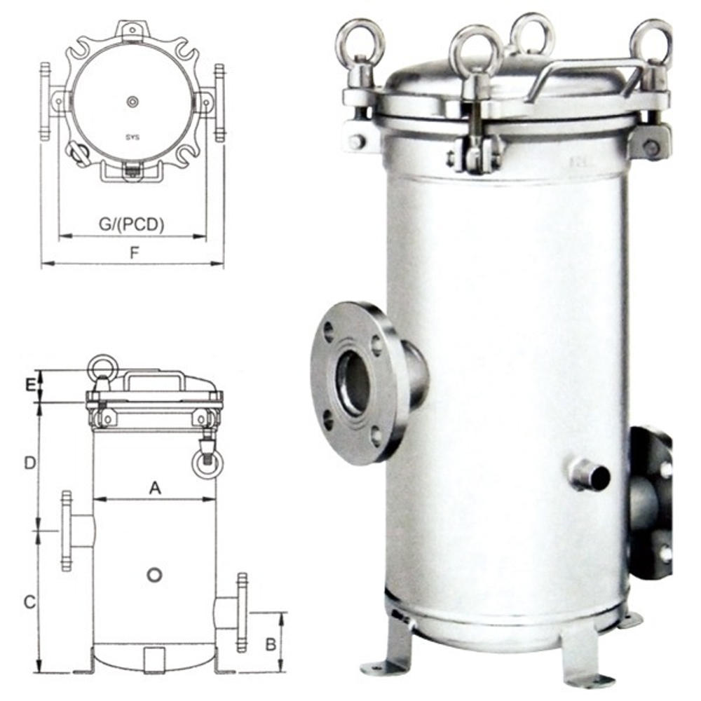 Мультипатронный фильтр RAIFIL RF-SC-10-5