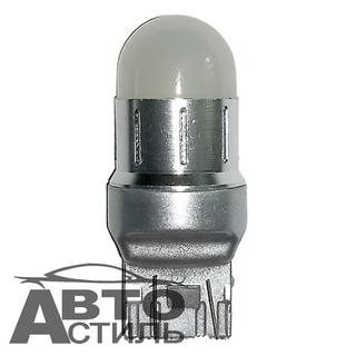 Светодиод 12-24V T20\5  ШАР WHITE MT 3D-6W БИ (2конт безцок) Шар матов-цок серебро 7443-6W-3D