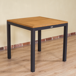 Стол обеденный Ideal Patio ТЕЛЛА алюминий, тик 80x80 см (4 ножки) резервный дубль