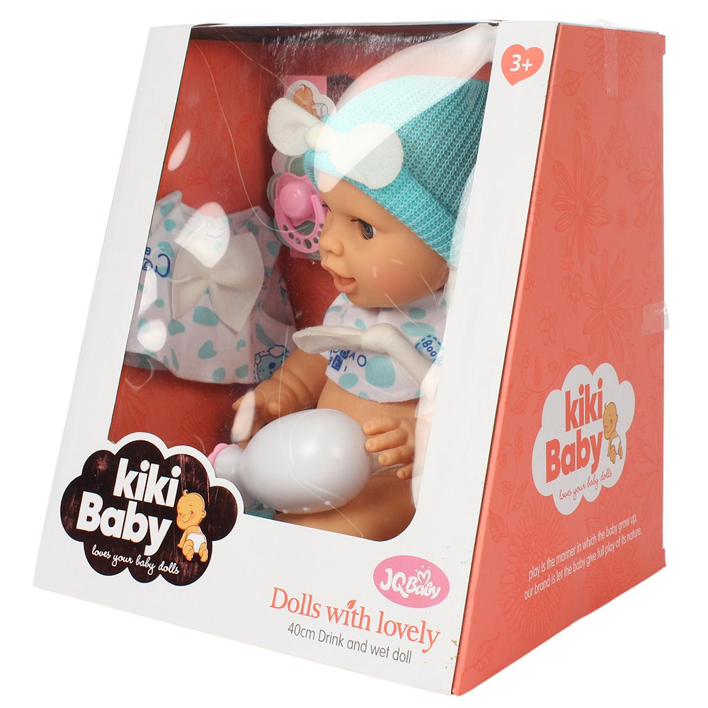 Пупс функциональный с аксесс., коробка 2201