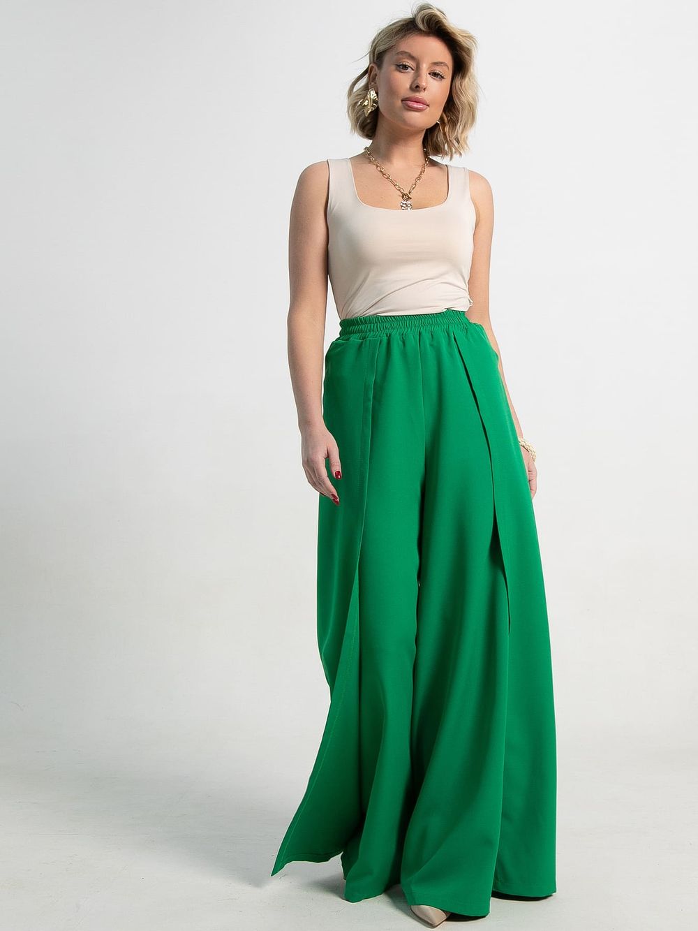 Брюки Авангард (зеленый) Б15253-13М LT Collection