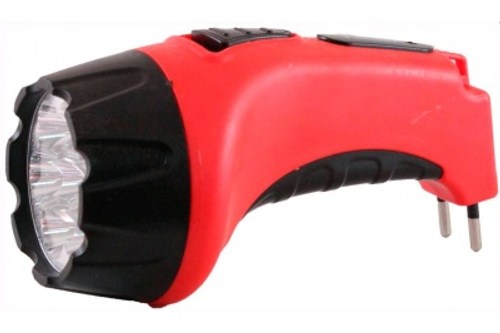 Фонарь ручной 155х76х48мм "Сибирский Следопыт" Электра 7, 7 LED, аккум.220В