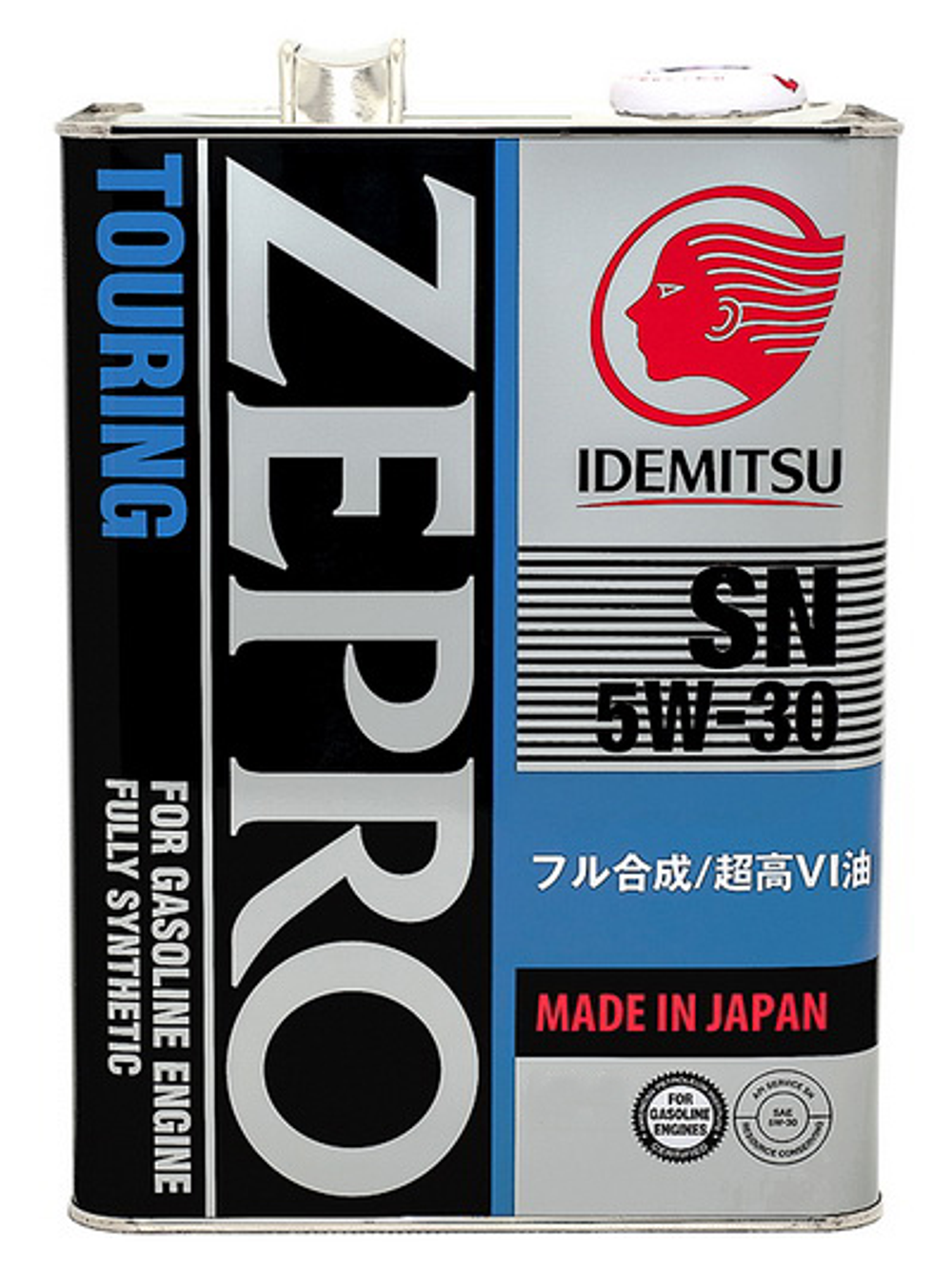 Моторное масло Idemitsu Zepro Touring 5W-30, синтетическое, 4 л