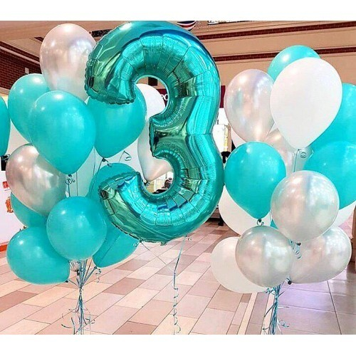 Букет шаров на День Рождения 3 года