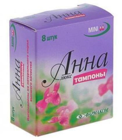 Тампоны АННА Люкс мини 8шт