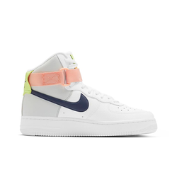 Женские кроссовки Nike Air Force 1 High 'White Midnight Navy' 334031‑117