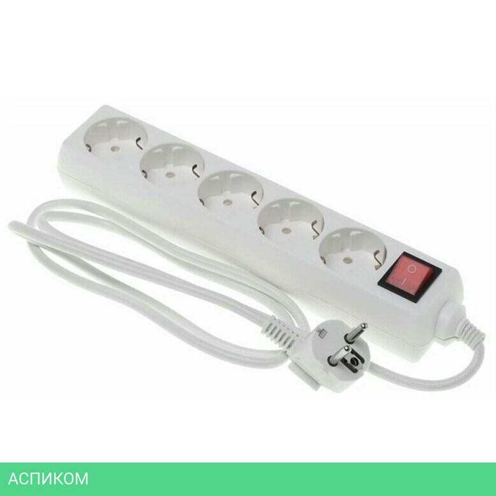 Удлинитель Buro BU-PS5.1/W белый