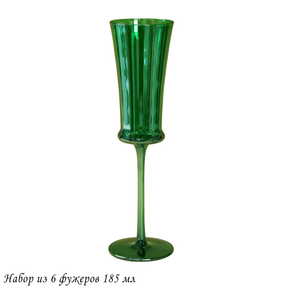 Lenardi 584-025 Набор из 6 фужеров 185мл в под.уп.(х4)Стекло