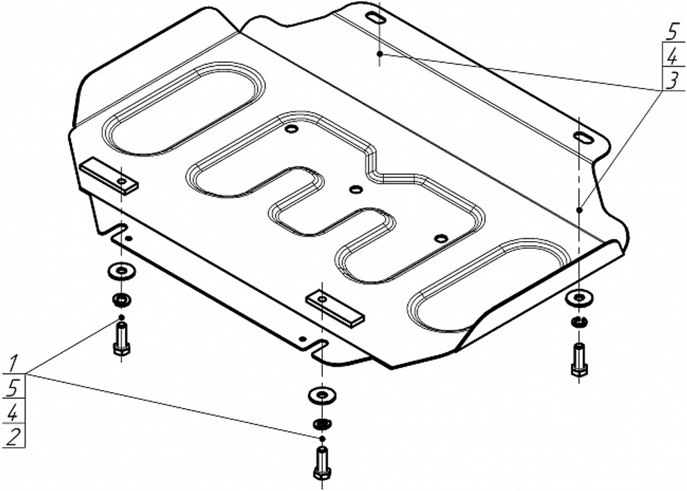 Защита картера для Great Wall Poer Motodor.73114