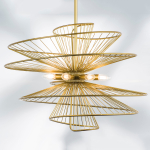 728183 Люстра ZETA 8х40W E14 ЗОЛОТО