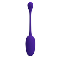 Фиолетовое перезаряжаемое виброяйцо 18,6см Pretty Love Knucker BI-014786-3