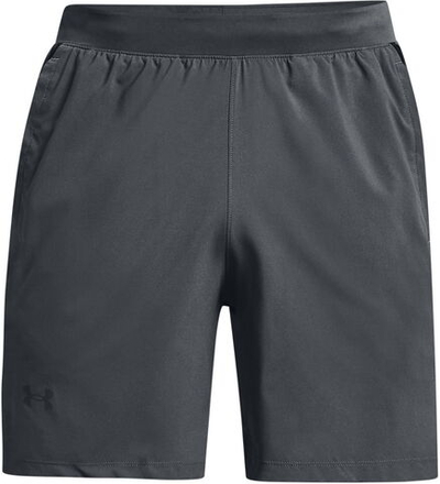 Мужские теннисные шорты Under Armour Launch SW 7" Short - pitch gray/reflective