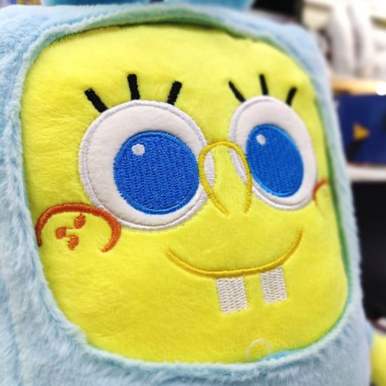 Мягкая игрушка Губка, 23см, голубой