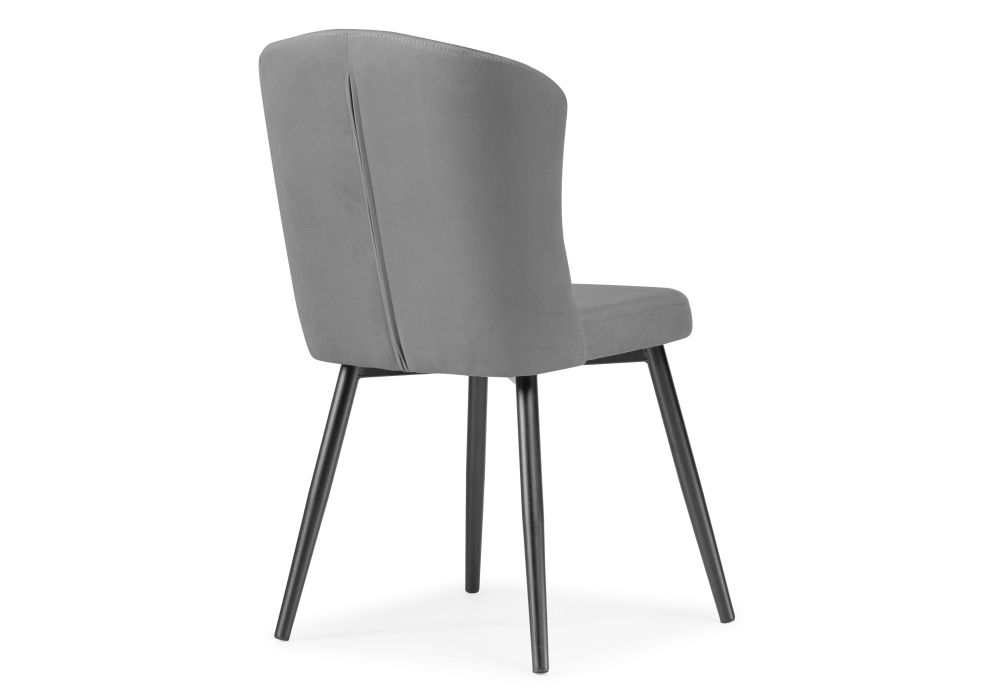 Стул на металлокаркасе Алиссум velutto 12 / черный