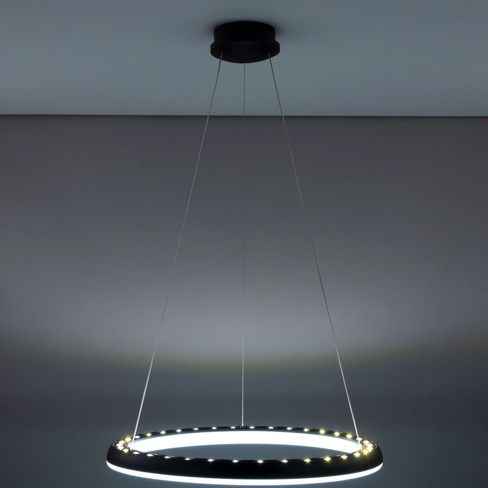 Citilux Юпитер Смарт CL730A095S Умная подвесная люстра Венге